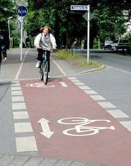 自転車道マーク
